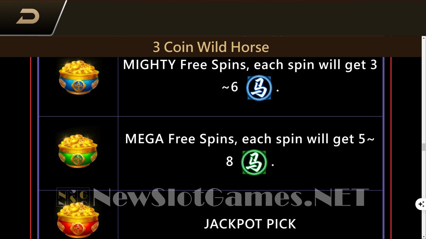 3 Coin Wild Horse Slot Slot Image in Demo - pic. 9
