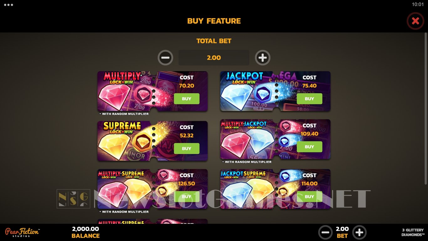 3 Glittery Diamonds Slot Slot Image in Demo - pic. 8