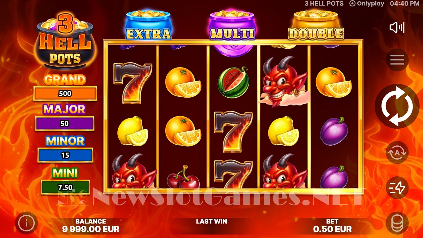 3 Hell Pots Slot Demo Image