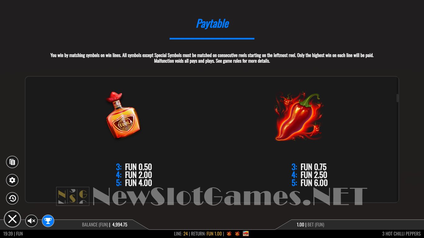 3 Hot Chilli Peppers Slot Slot Image in Demo - pic. 8