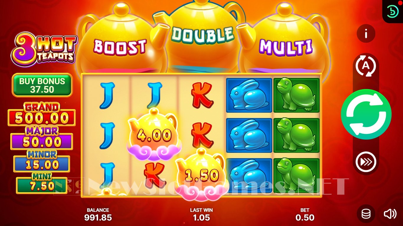 3 Hot Teapots Hold and Win Slot Slot Image in Demo - pic. 4