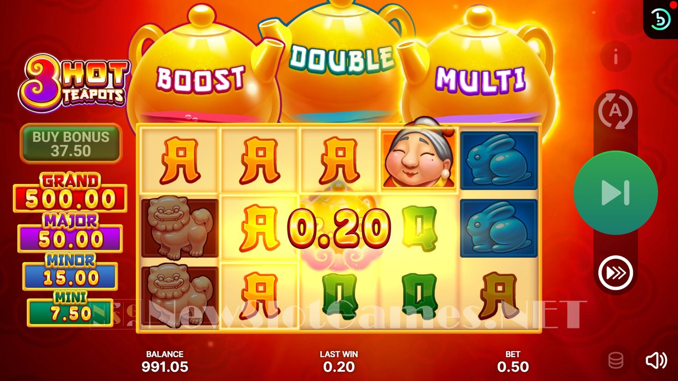 3 Hot Teapots Hold and Win Slot Slot Image in Demo - pic. 5