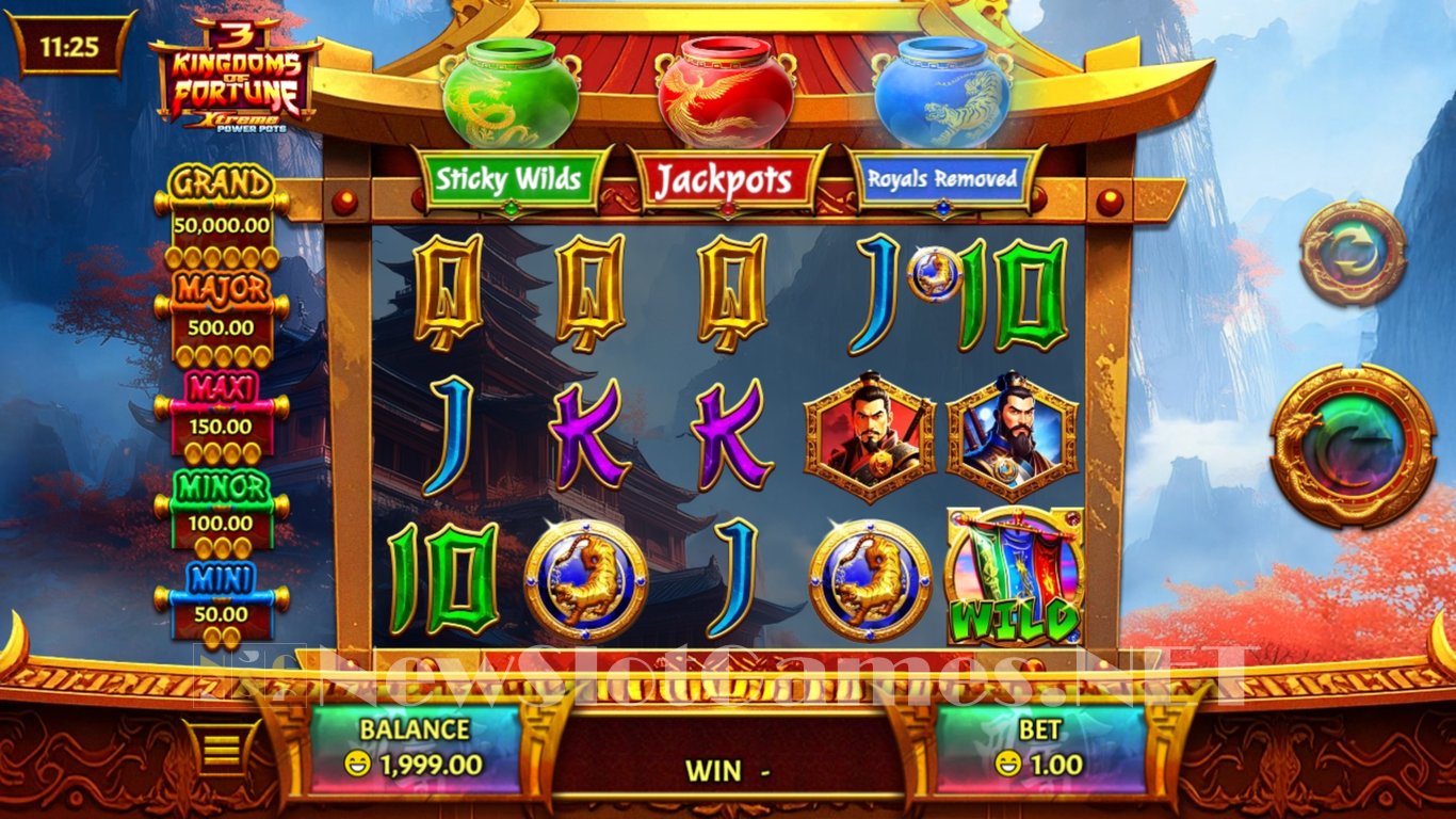 3 Kingdoms of Fortune Slot Demo Image