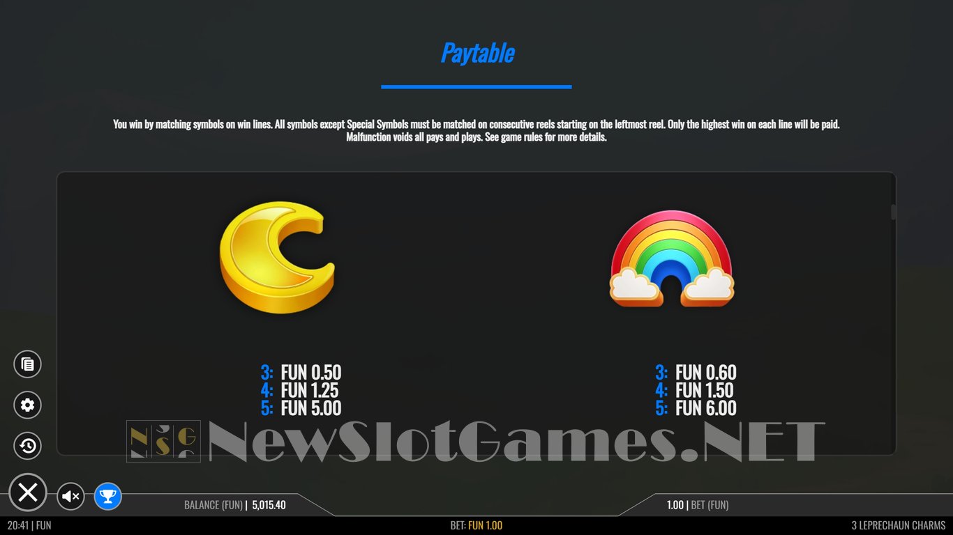 3 Leprechaun Charms Slot Slot Image in Demo - pic. 14