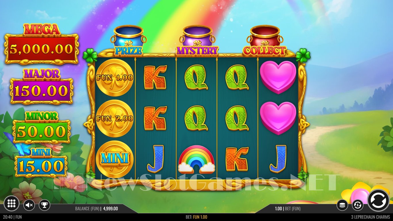 3 Leprechaun Charms Slot Slot Image in Demo - pic. 2