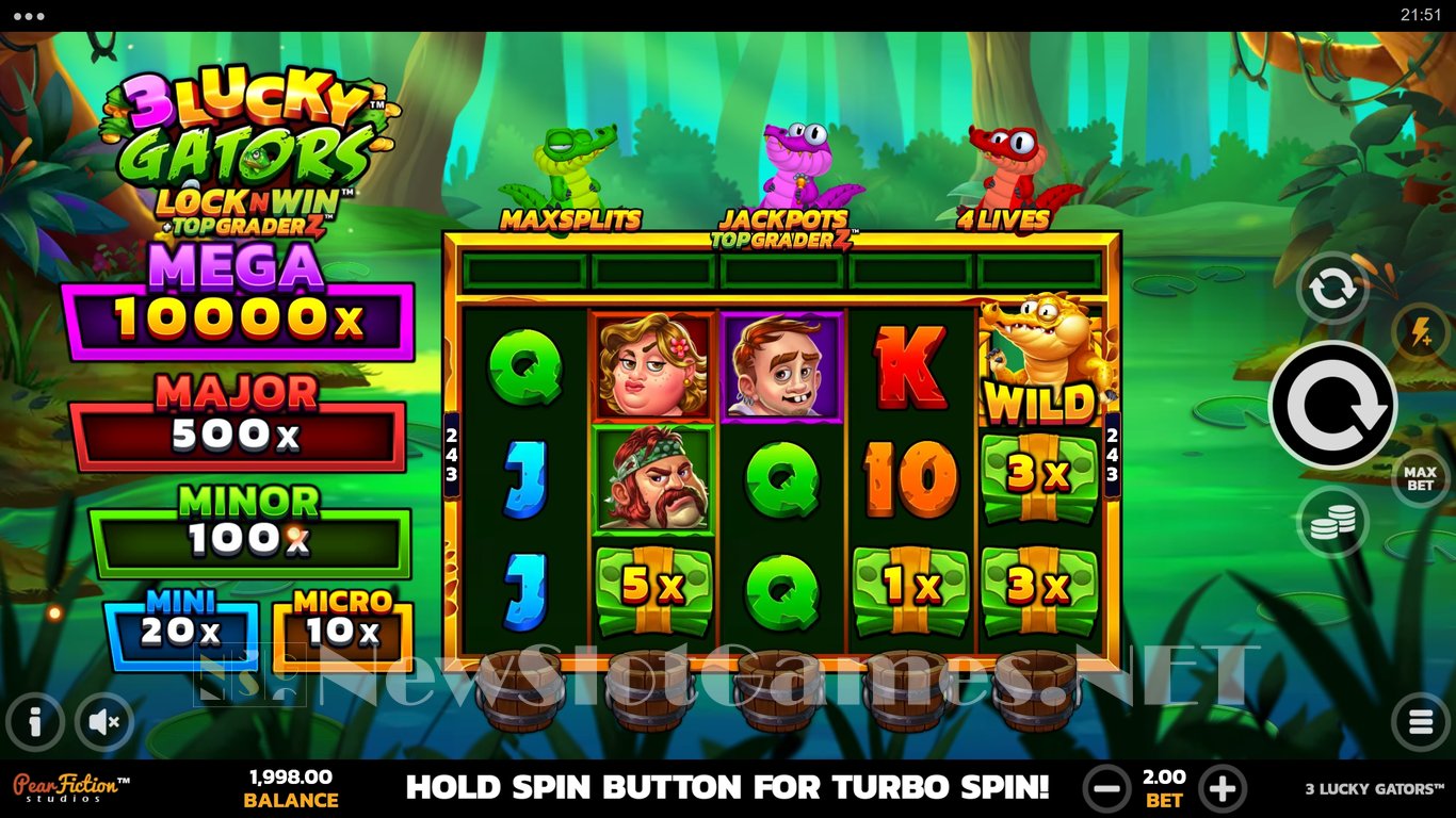 3 Lucky Gators Slot Slot Image in Demo - pic. 2