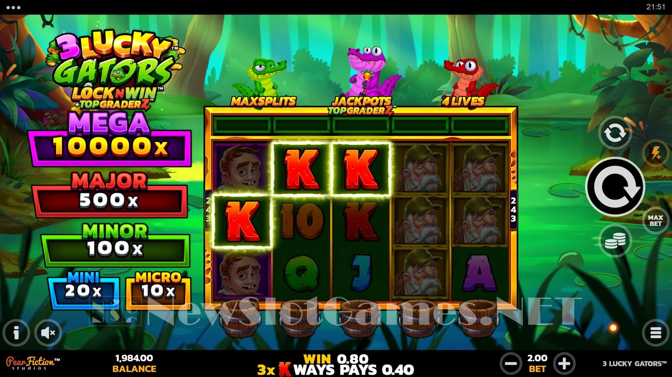 3 Lucky Gators Slot Slot Image in Demo - pic. 4