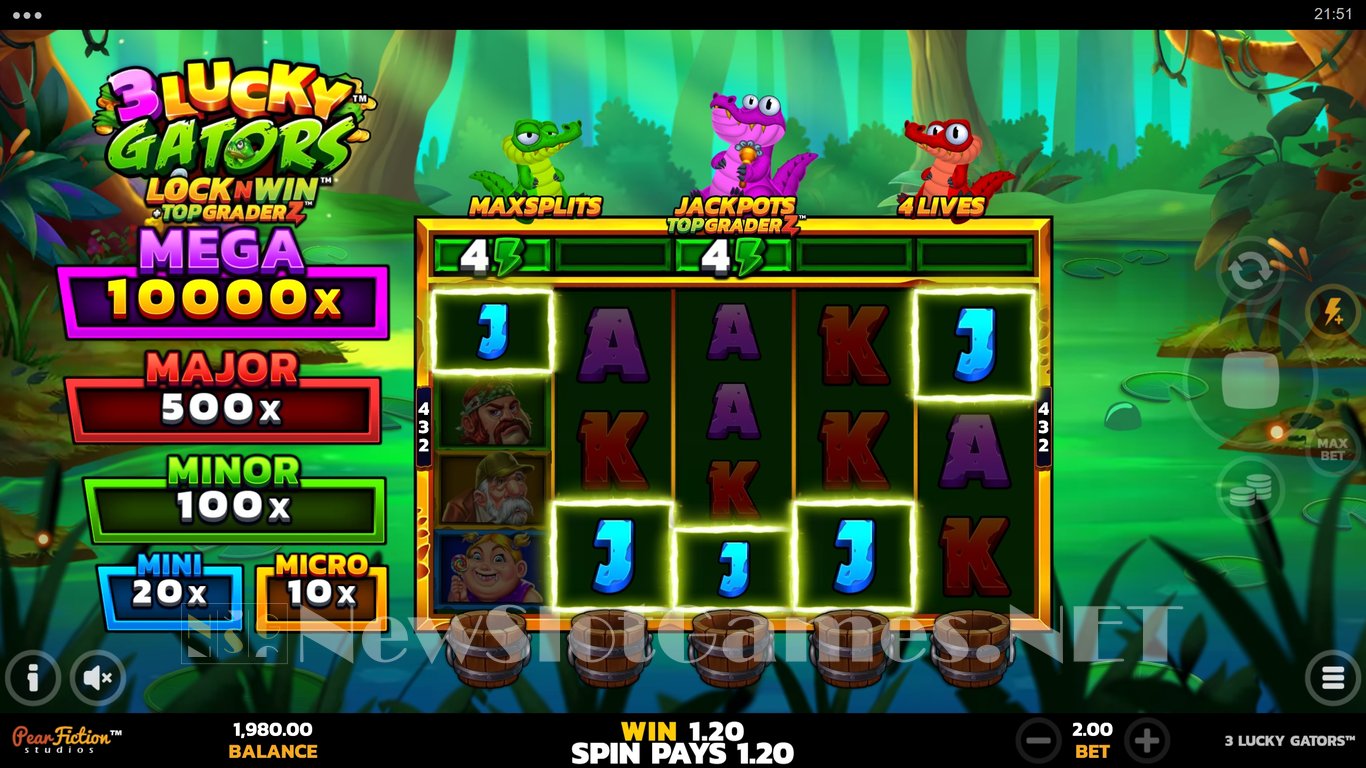 3 Lucky Gators Slot Slot Image in Demo - pic. 5