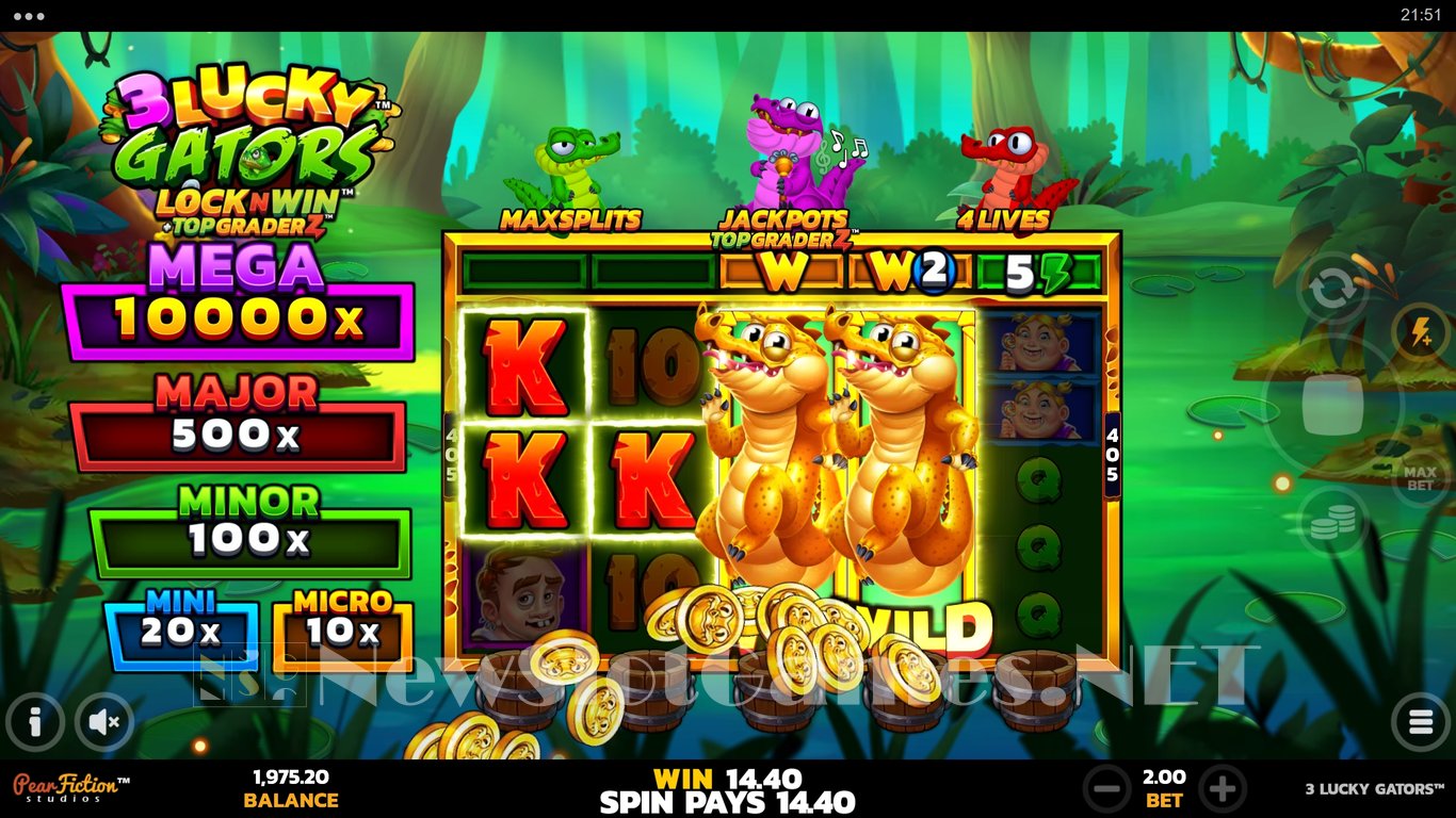 3 Lucky Gators Slot Slot Image in Demo - pic. 6