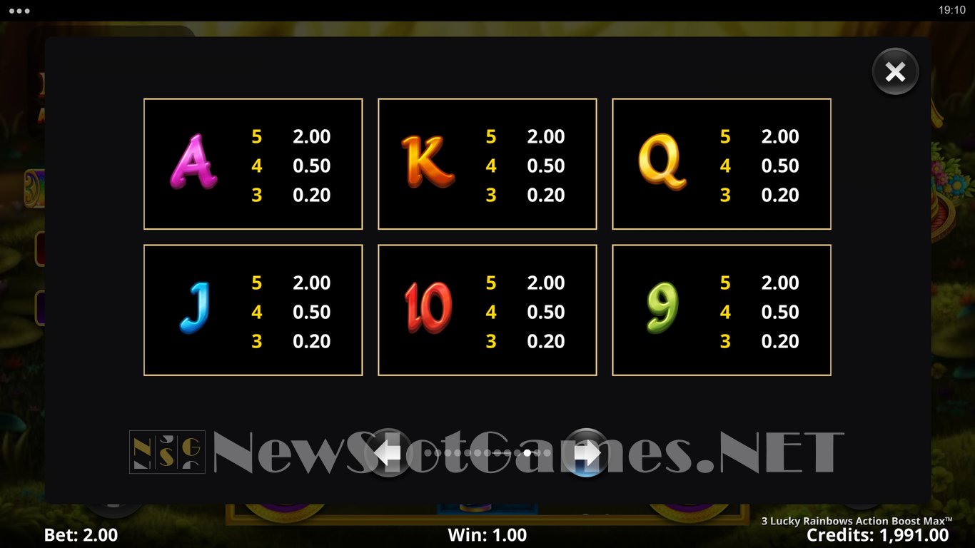 3 Lucky Rainbows Action Boost Max Slot Slot Image in Demo - pic. 10