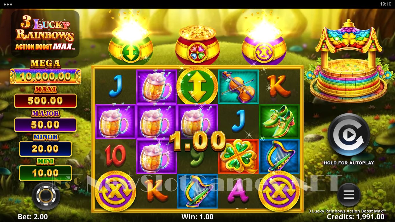 3 Lucky Rainbows Action Boost Max Slot Slot Image in Demo - pic. 5