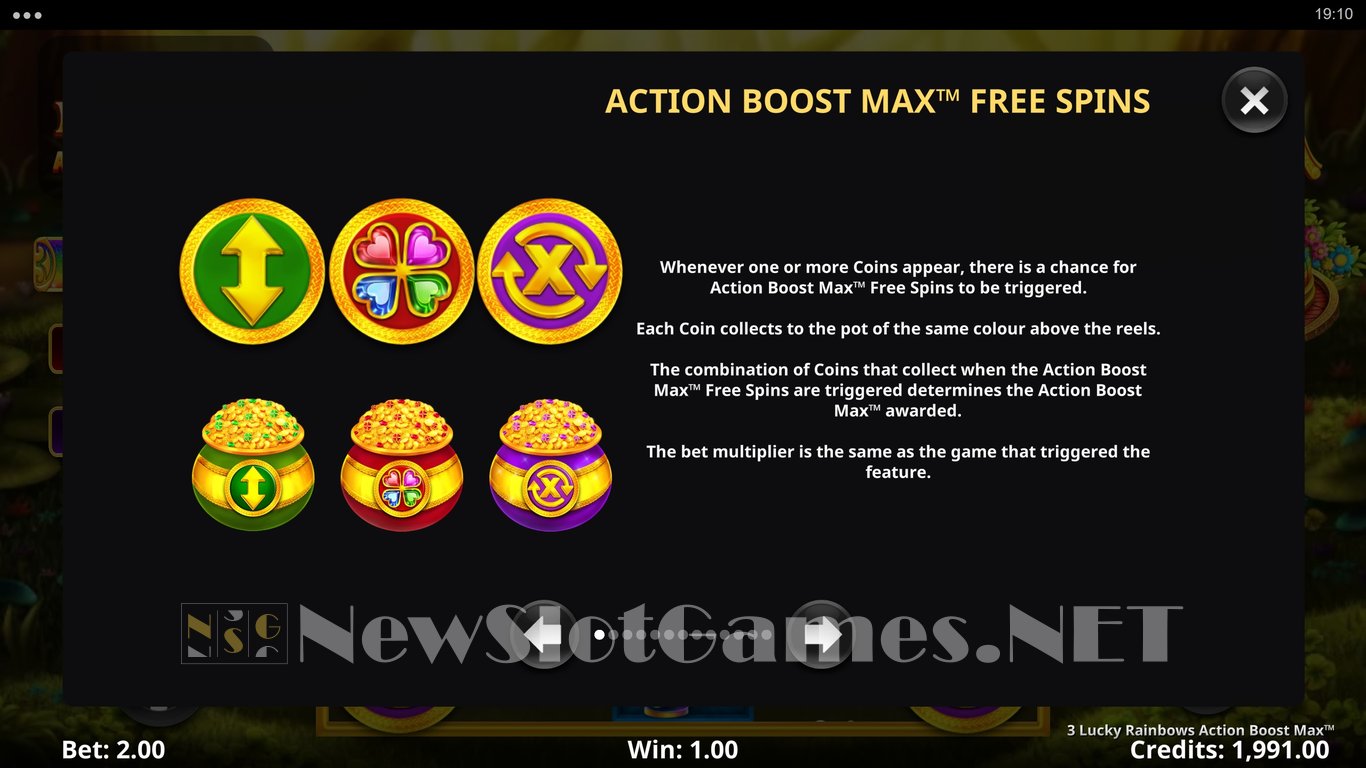 3 Lucky Rainbows Action Boost Max Slot Slot Image in Demo - pic. 6