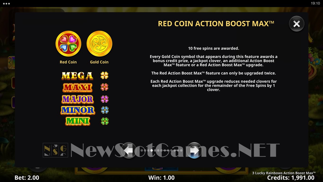 3 Lucky Rainbows Action Boost Max Slot Slot Image in Demo - pic. 7