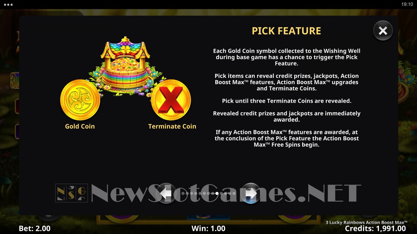 3 Lucky Rainbows Action Boost Max Slot Slot Image in Demo - pic. 8