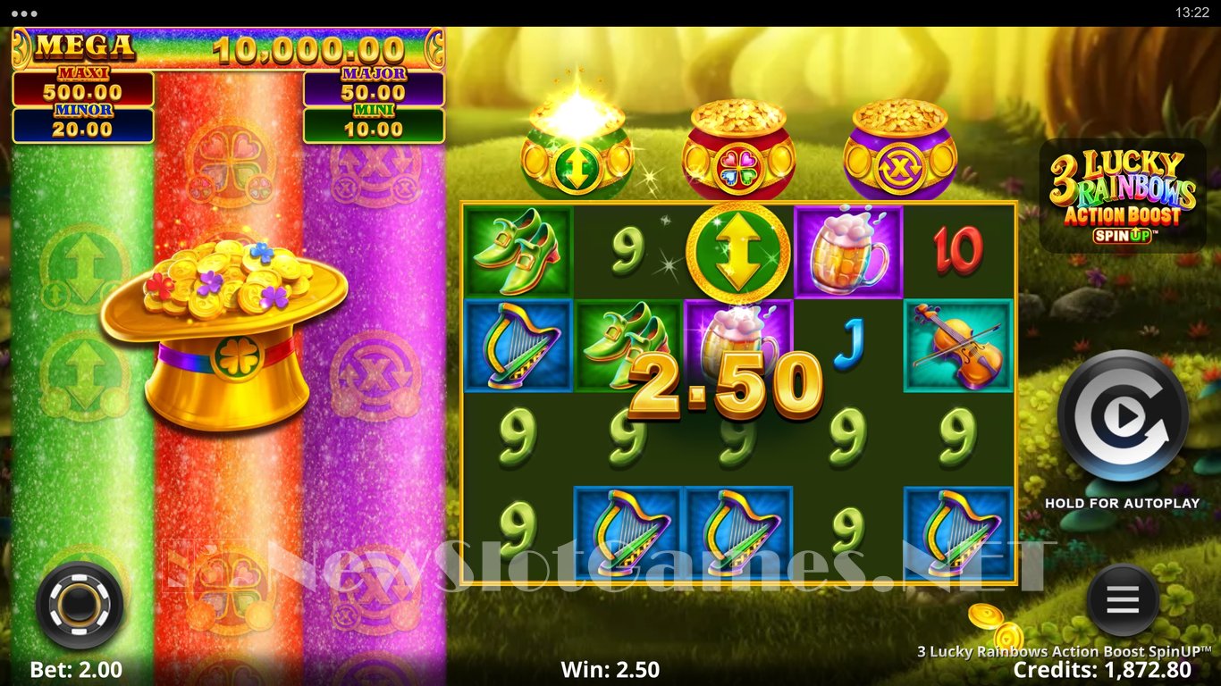3 Lucky Rainbows Action Boost SpinUP Slot Slot Image in Demo - pic. 3