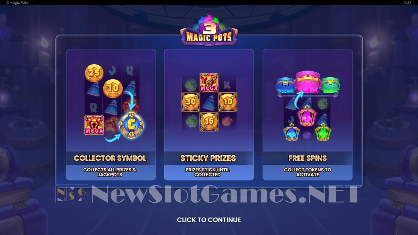 3 Magic Pots Slot Demo Image