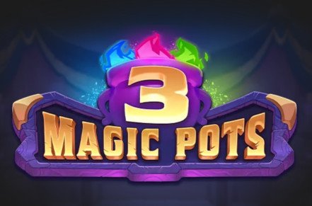 3 Magic Pots Slot Logo