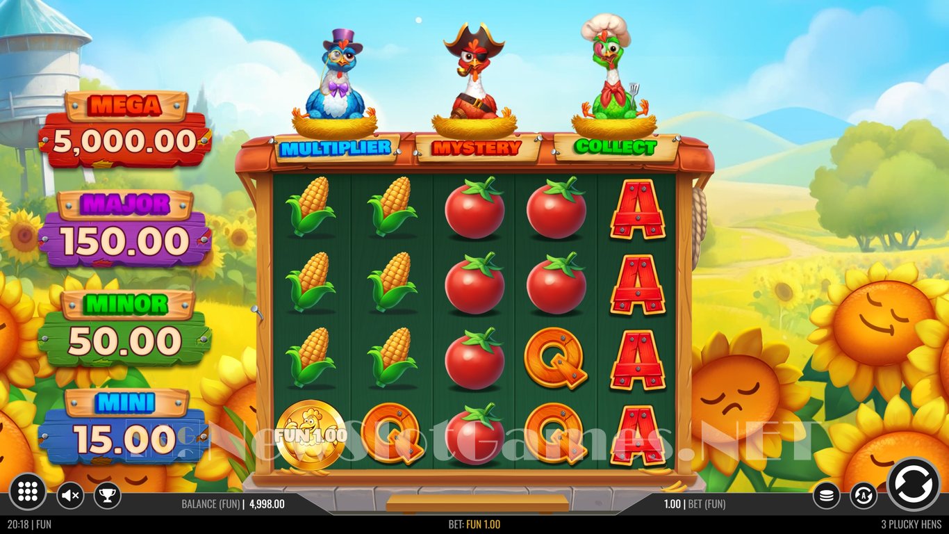 3 Plucky Hens Slot Slot Image in Demo - pic. 3