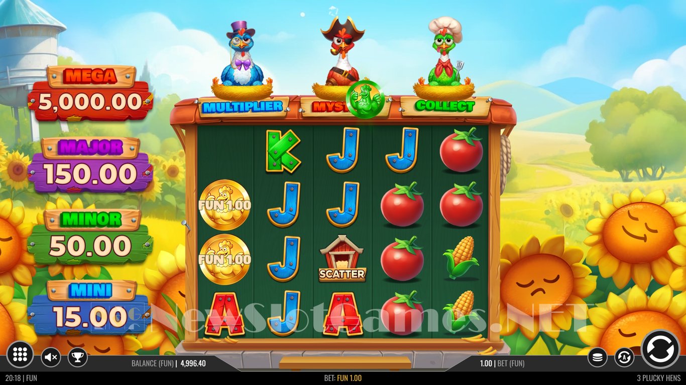 3 Plucky Hens Slot Slot Image in Demo - pic. 5