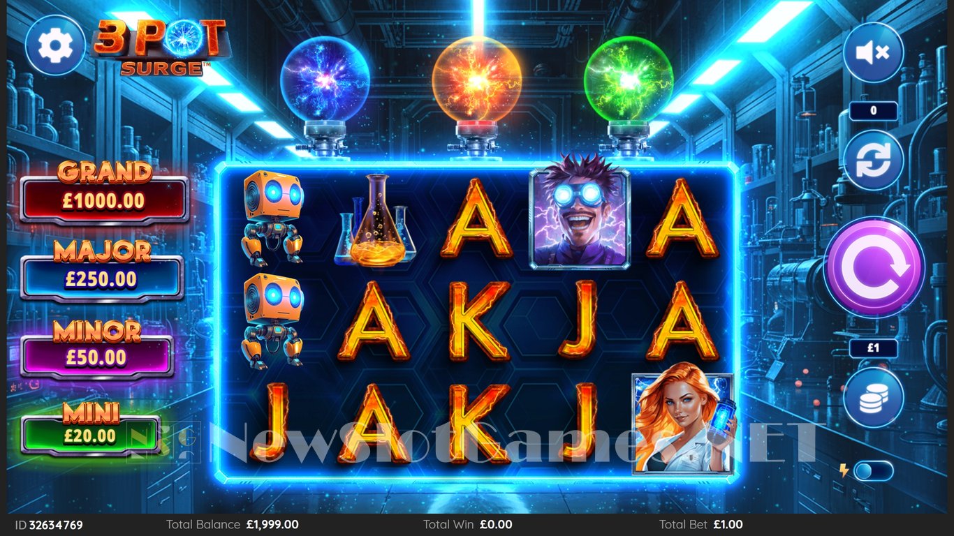 3 Pot Surge Slot Demo Image