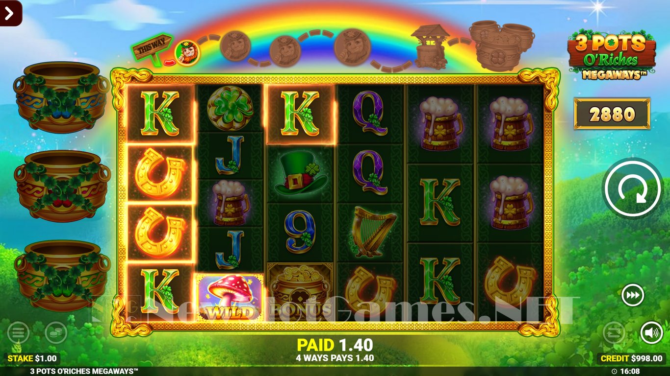 3 Pots O' Riches Megaways Jackpot Royale Express Slot Slot Image in Demo - pic. 5