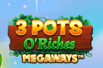 3 Pots O' Riches Megaways Jackpot Royale Express Slot Logo