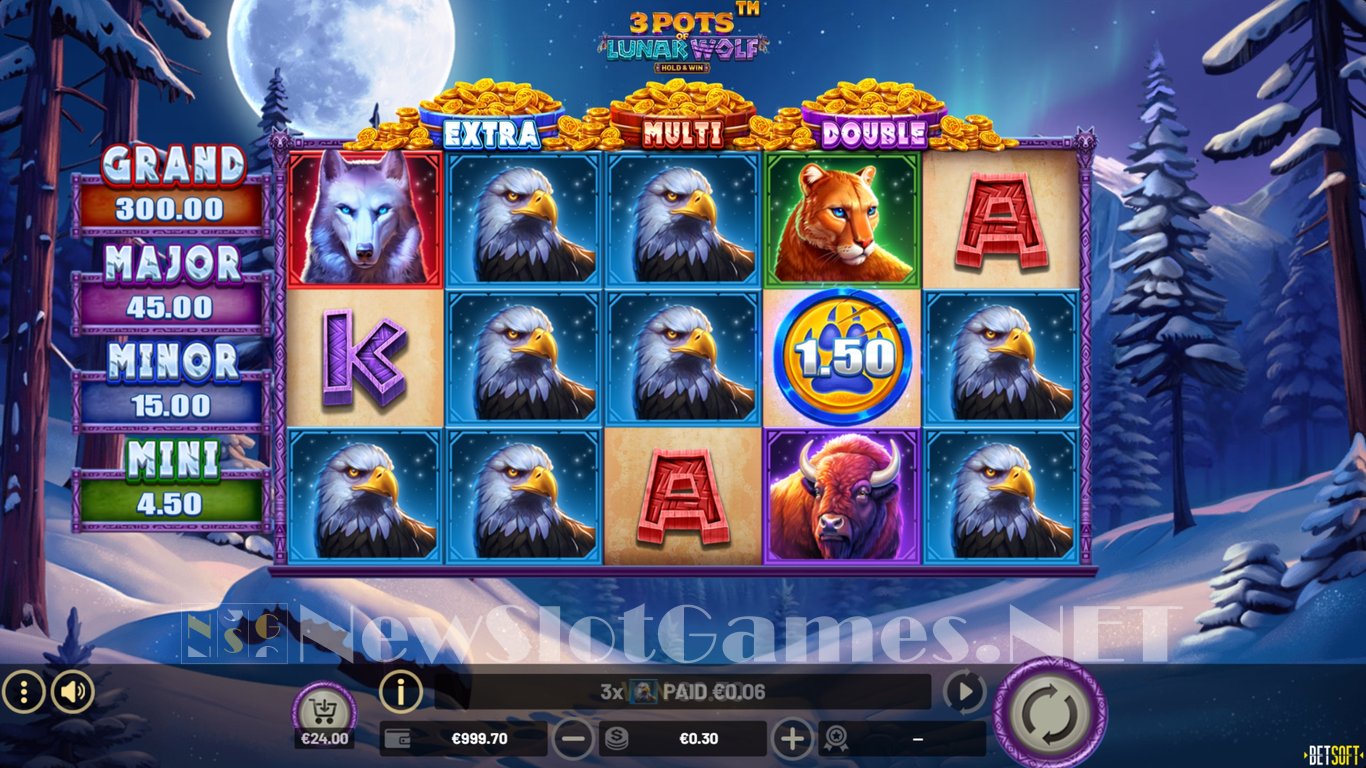 3 Pots of Lunar Wolf Slot Slot Image in Demo - pic. 2