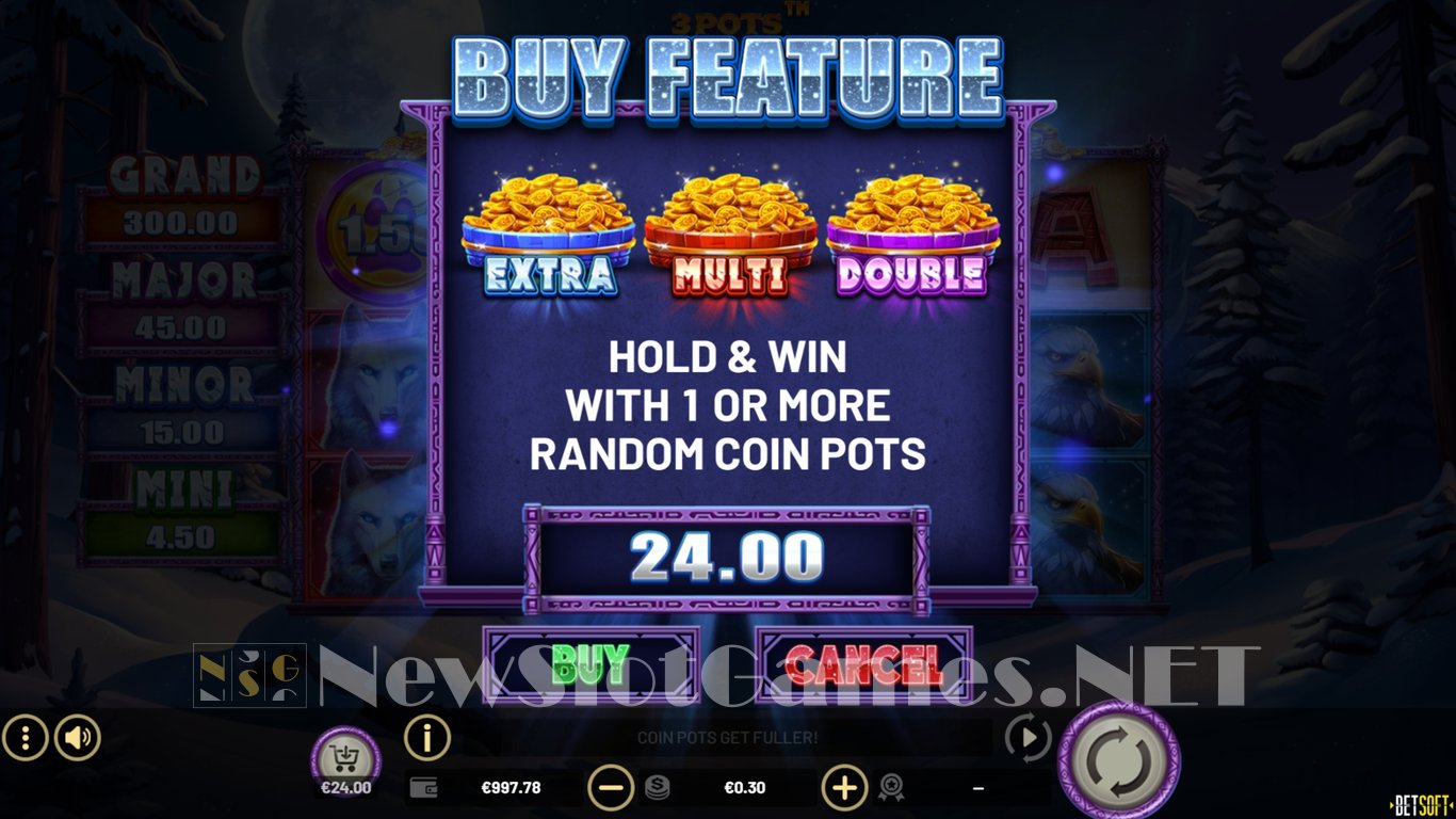 3 Pots of Lunar Wolf Slot Slot Image in Demo - pic. 5
