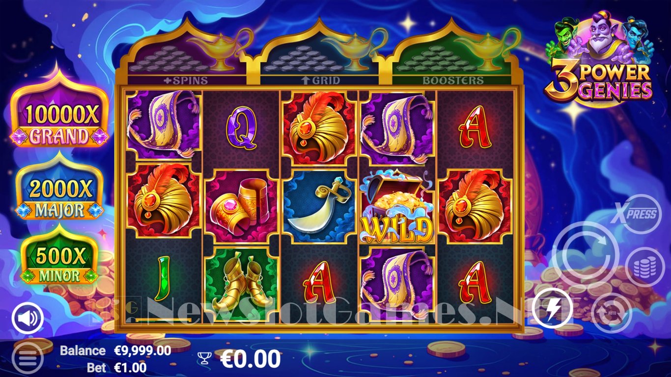 3 Power Genies Slot Demo Image