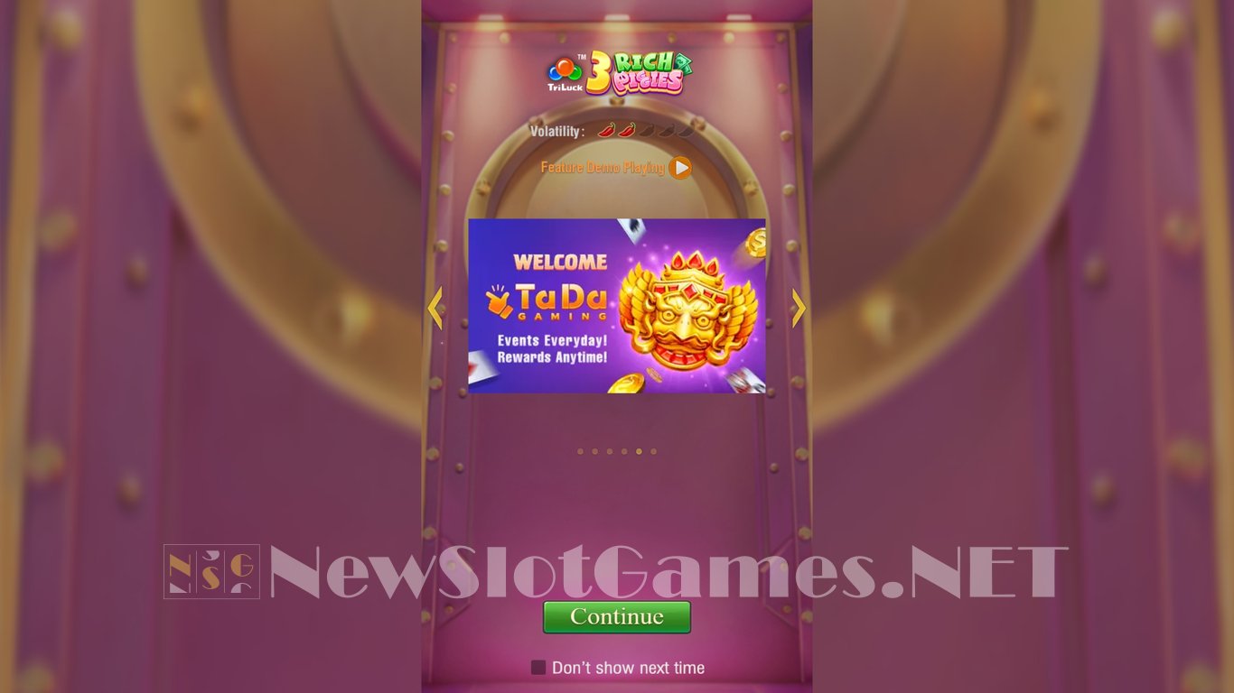 3 Rich Piggies Slot Demo Image