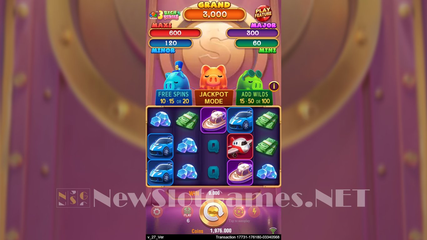 3 Rich Piggies Slot Slot Image in Demo - pic. 3
