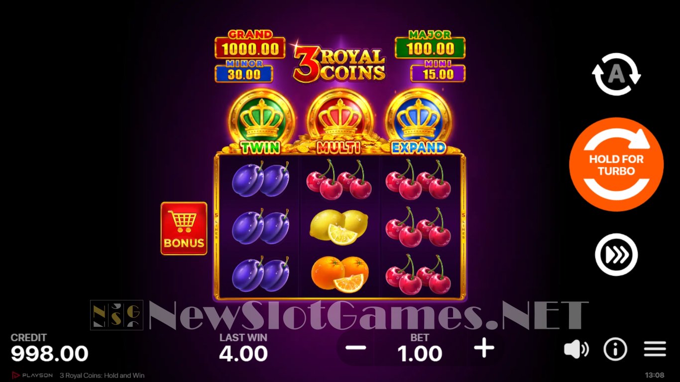 3 Royal Coins Hold and Win Slot Slot Image in Demo - pic. 3