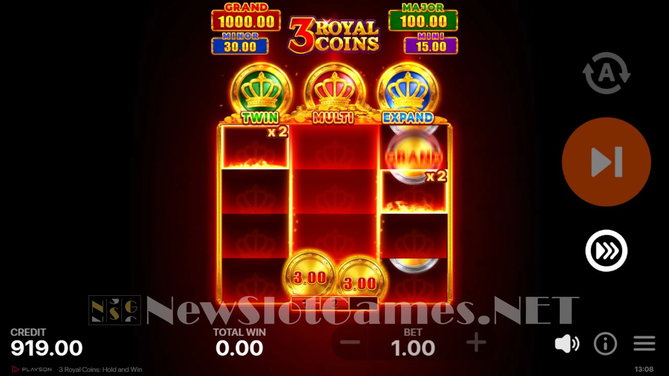 3 Royal Coins Hold and Win Slot Slot Image in Demo - pic. 6