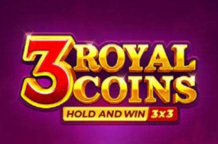 3 Royal Coins Hold and Win Slot Logo