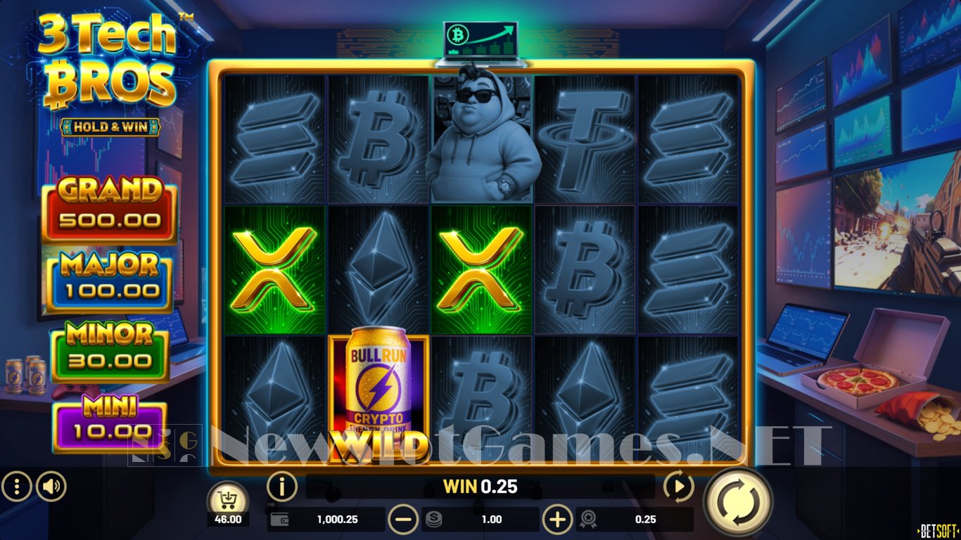 3 Tech Bros Slot Demo Image