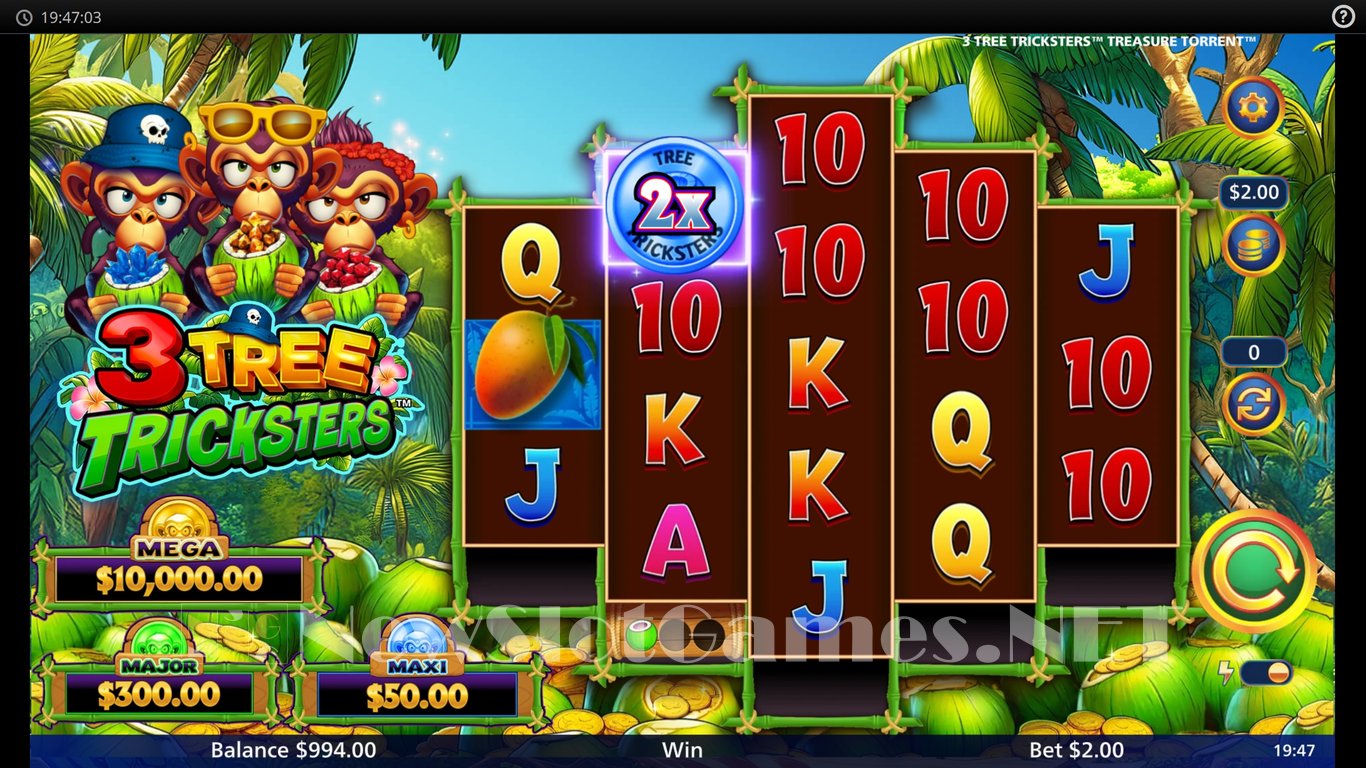 3 Tree Tricksters Treasure Torrent Slot Slot Image in Demo - pic. 3