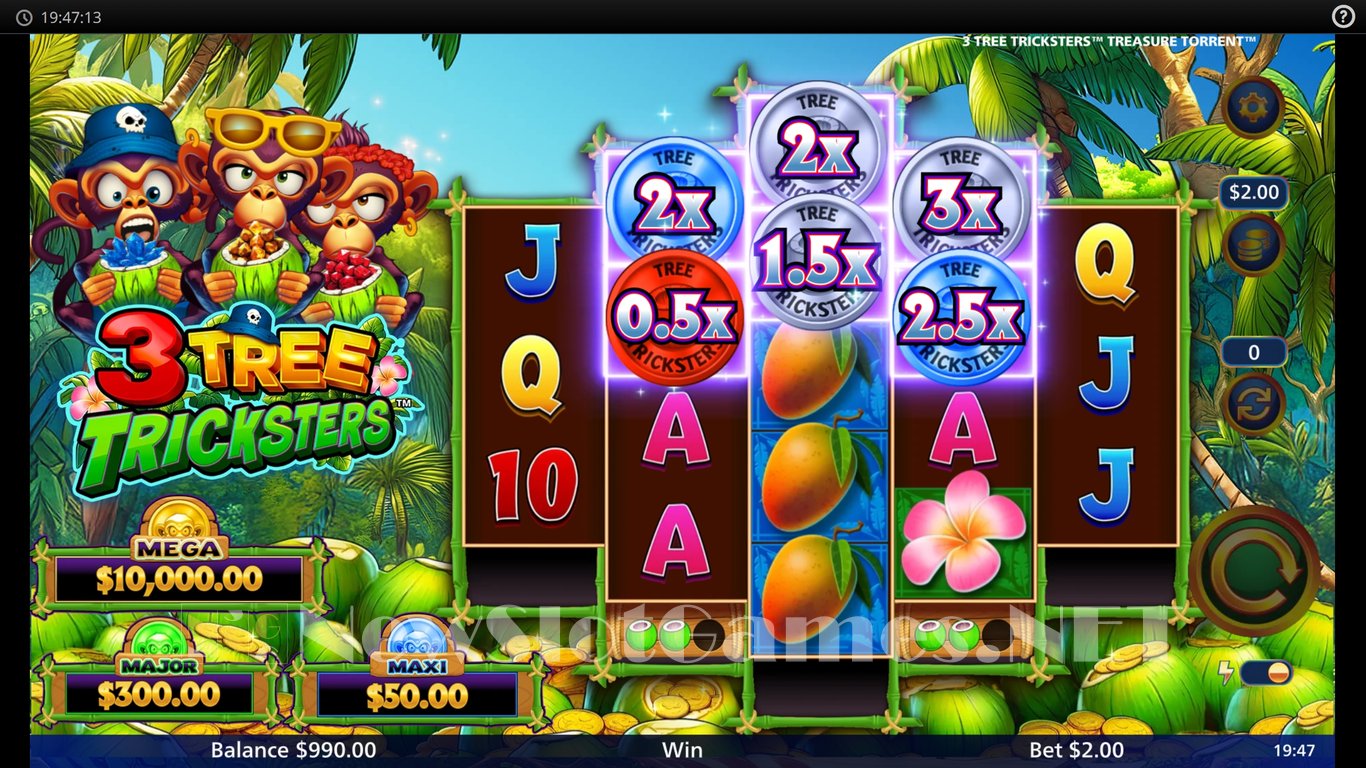 3 Tree Tricksters Treasure Torrent Slot Slot Image in Demo - pic. 4