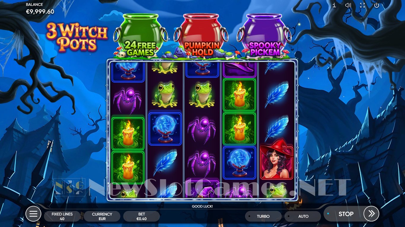 3 Witch Pots Slot Demo Image
