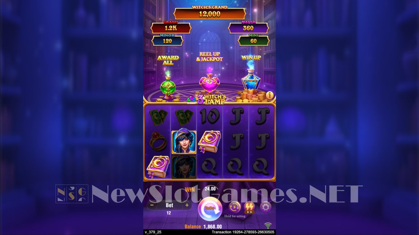 3 Witchs Lamp Slot Slot Image in Demo - pic. 6