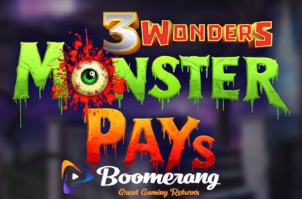 3 Wonders Monster Pays Slot Logo