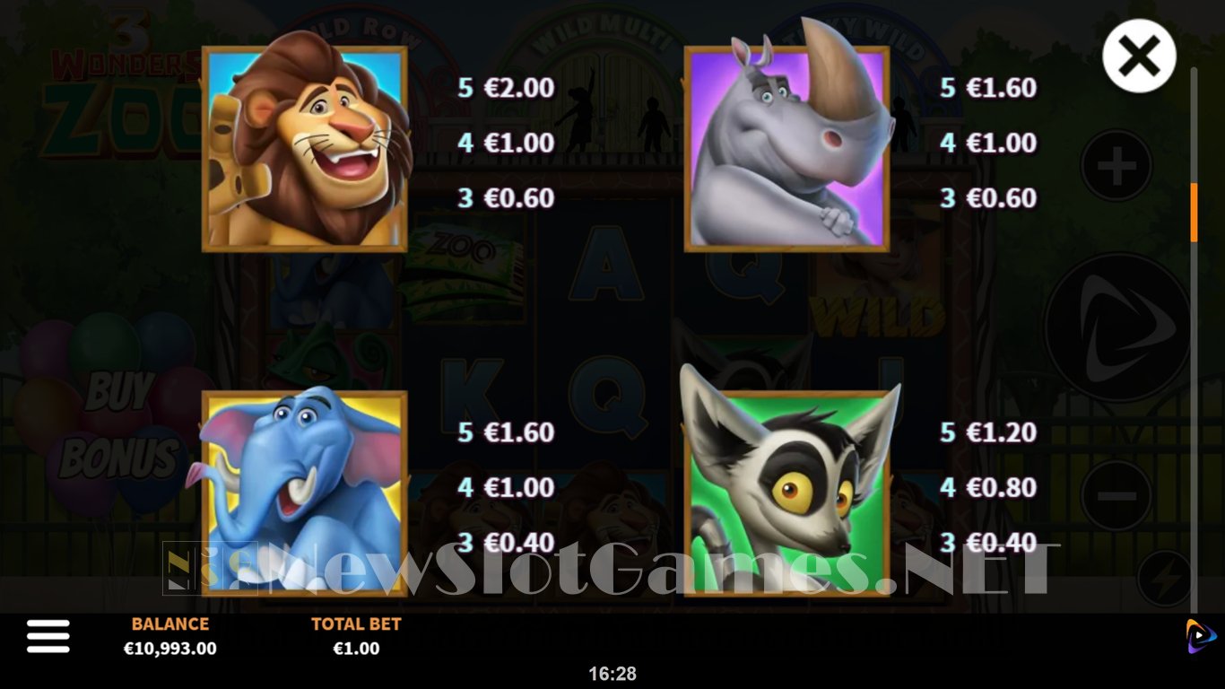 3 Wonders Zoo Slot Slot Image in Demo - pic. 7