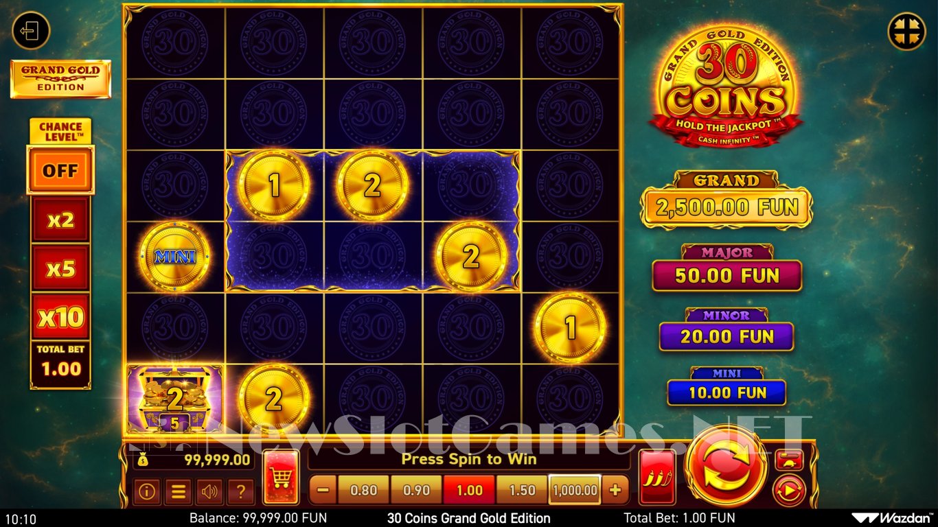 30 Coins Grand Gold Edition Slot Slot Image in Demo - pic. 2