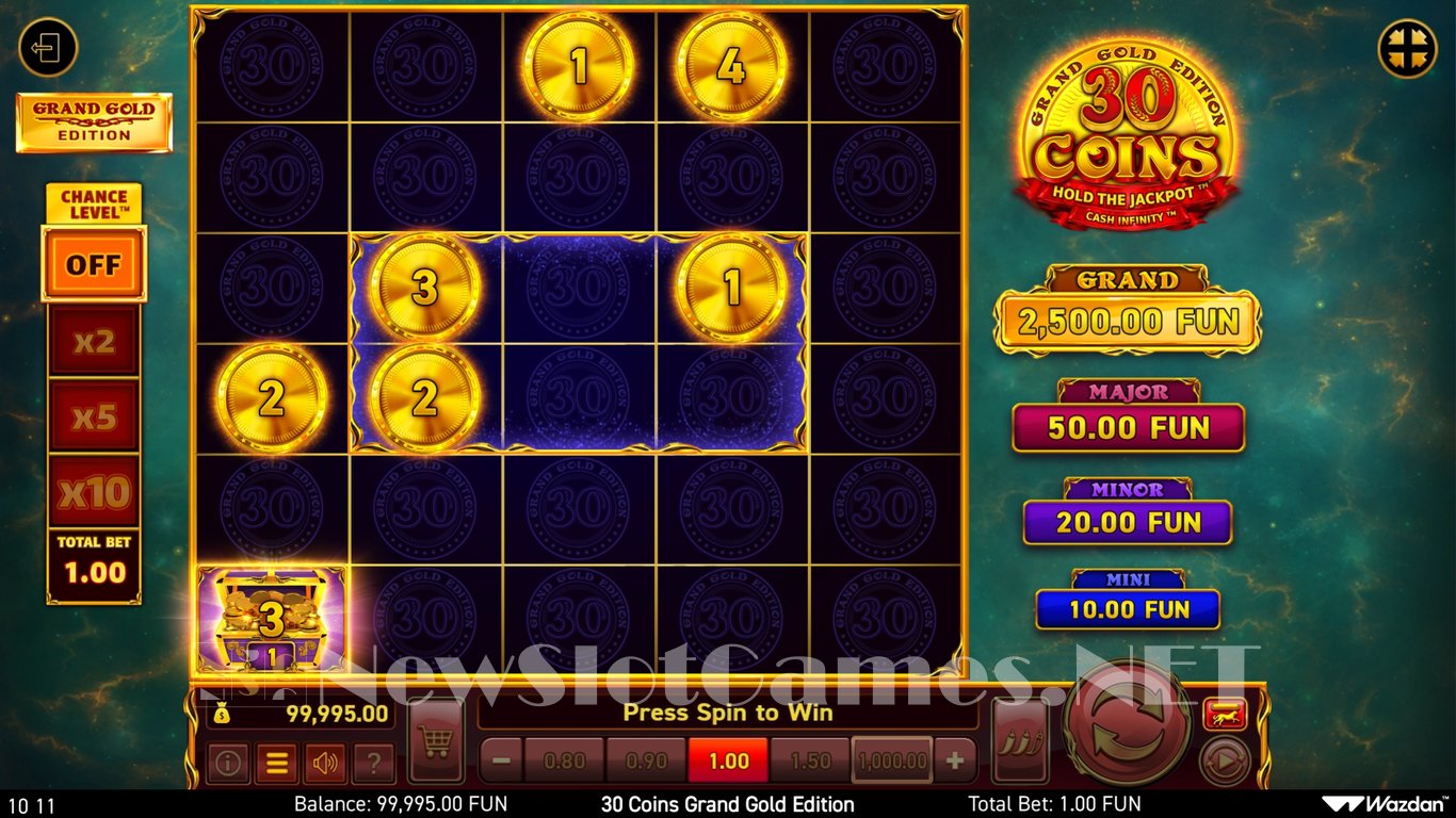 30 Coins Grand Gold Edition Slot Slot Image in Demo - pic. 4
