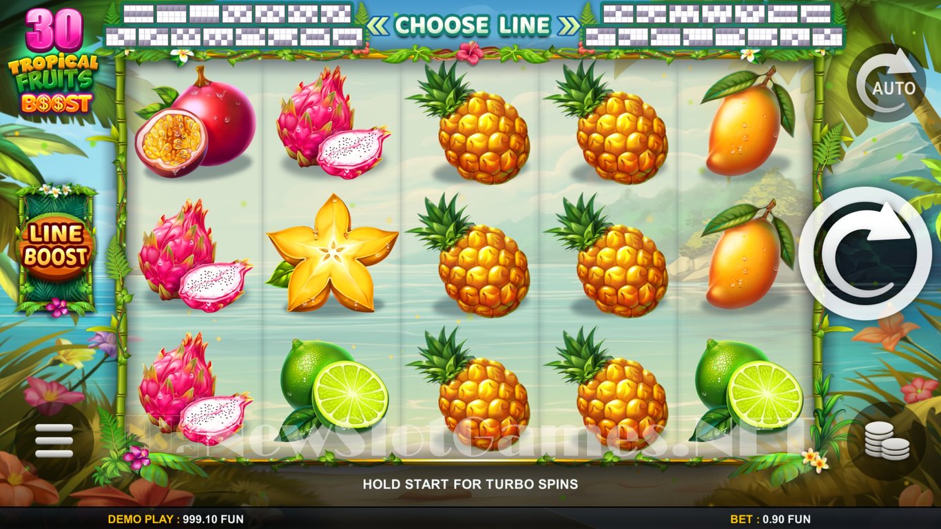 30 Tropical Fruits Boost Slot Demo Image