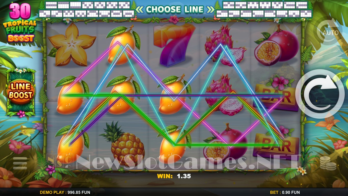 30 Tropical Fruits Boost Slot Slot Image in Demo - pic. 3