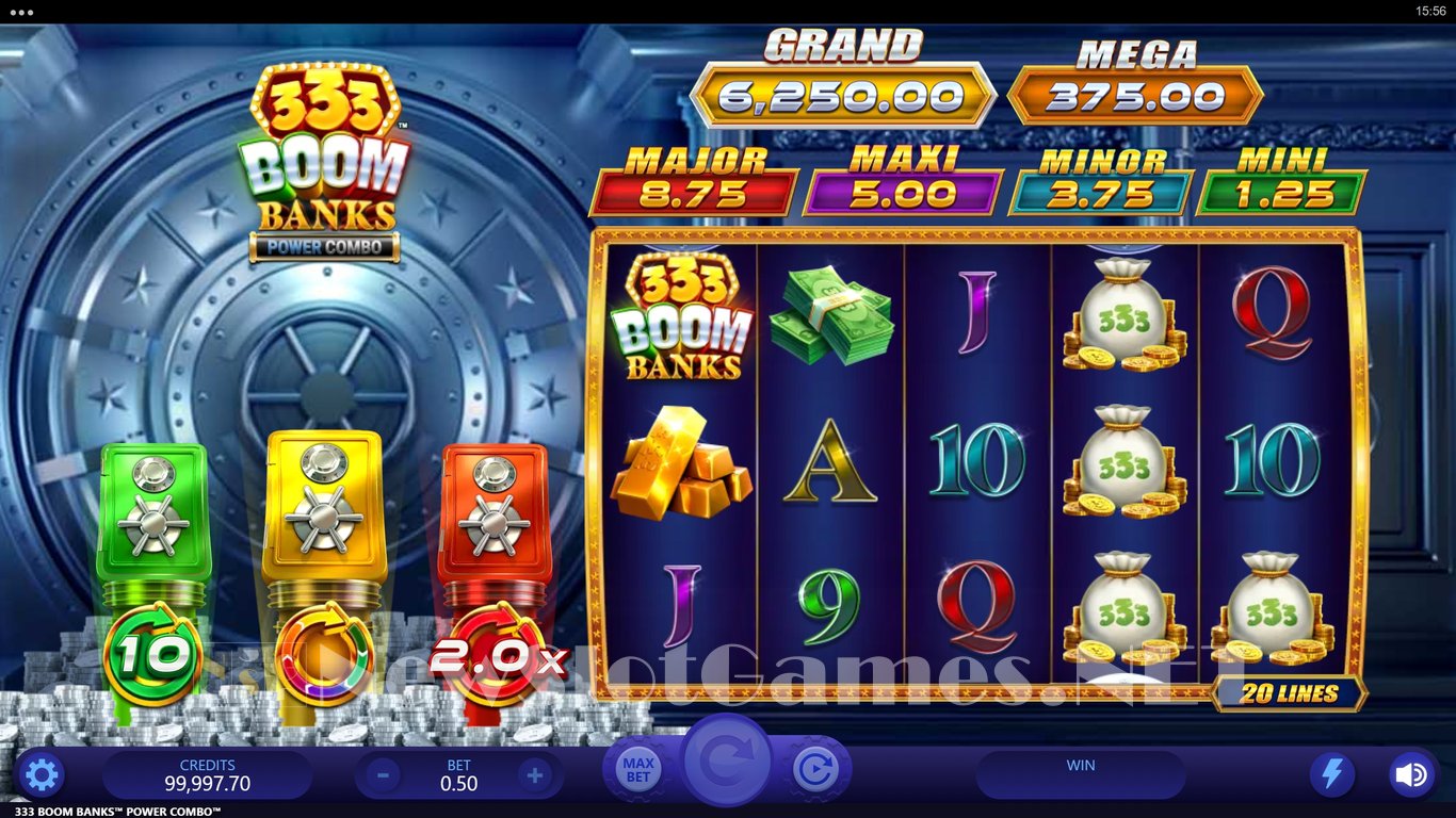 333 Boom Banks 2 Power Combo Slot Demo Image