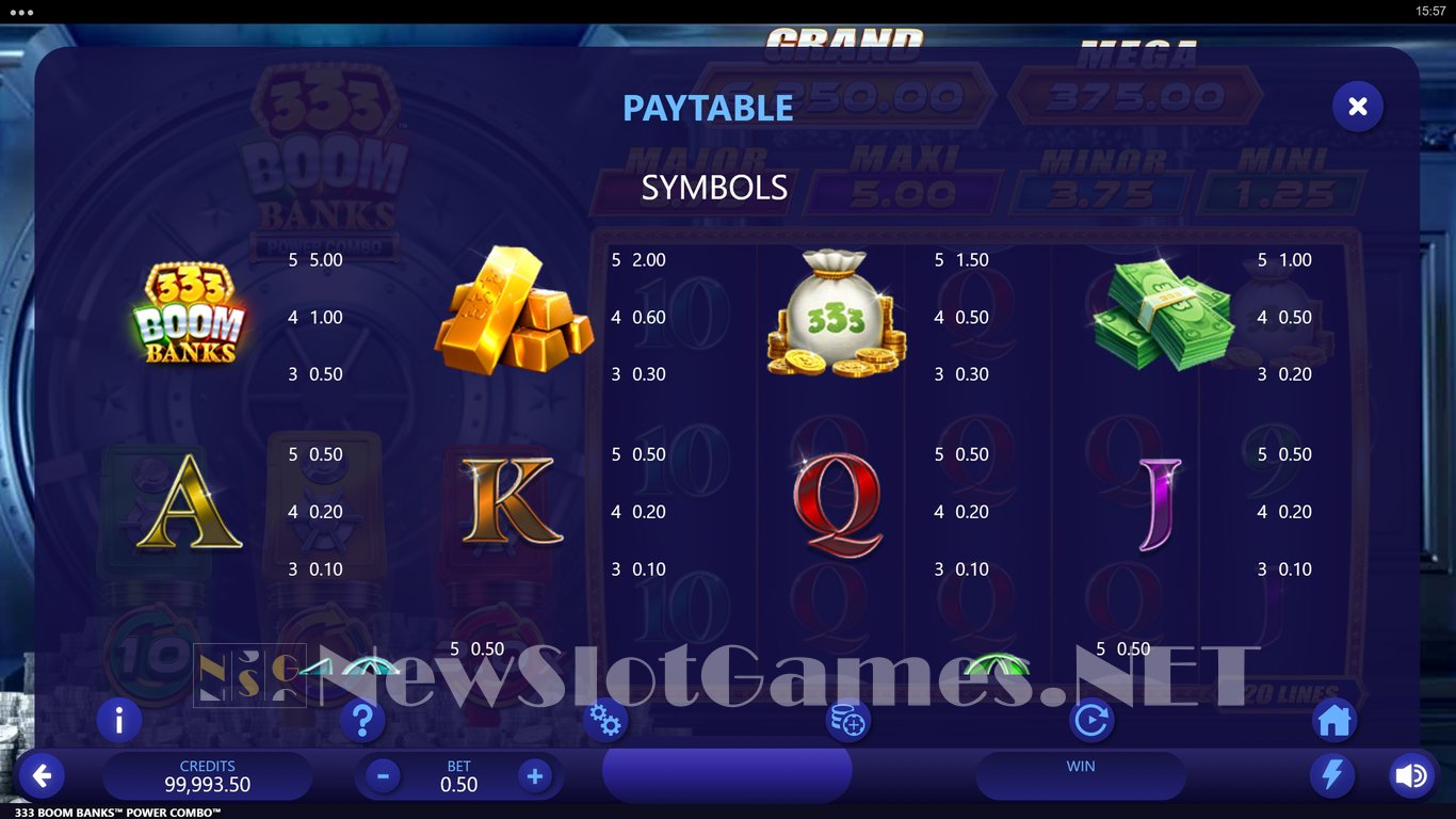 333 Boom Banks 2 Power Combo Slot Slot Image in Demo - pic. 7