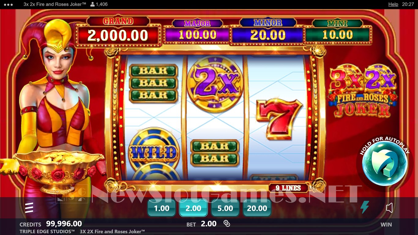 3x 2x Fire and Roses Joker Slot Slot Image in Demo - pic. 2