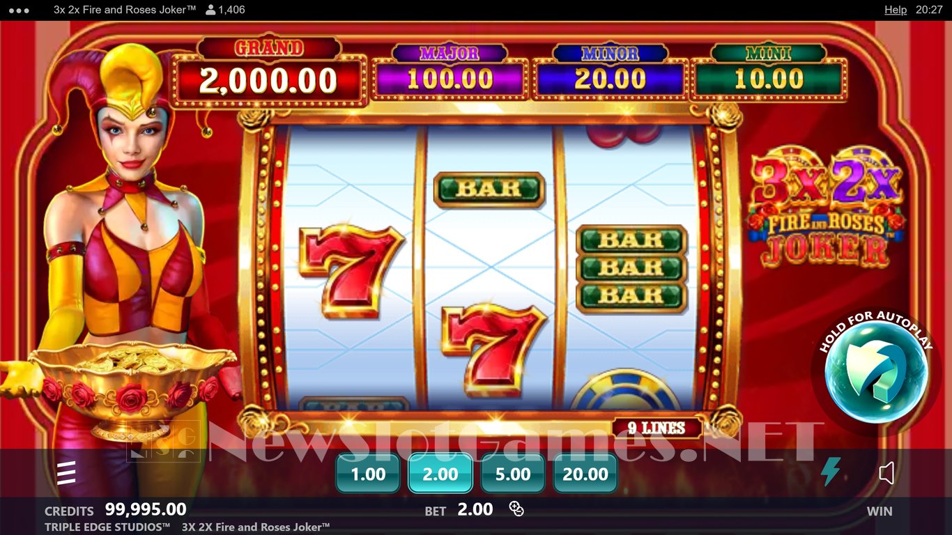 3x 2x Fire and Roses Joker Slot Slot Image in Demo - pic. 5