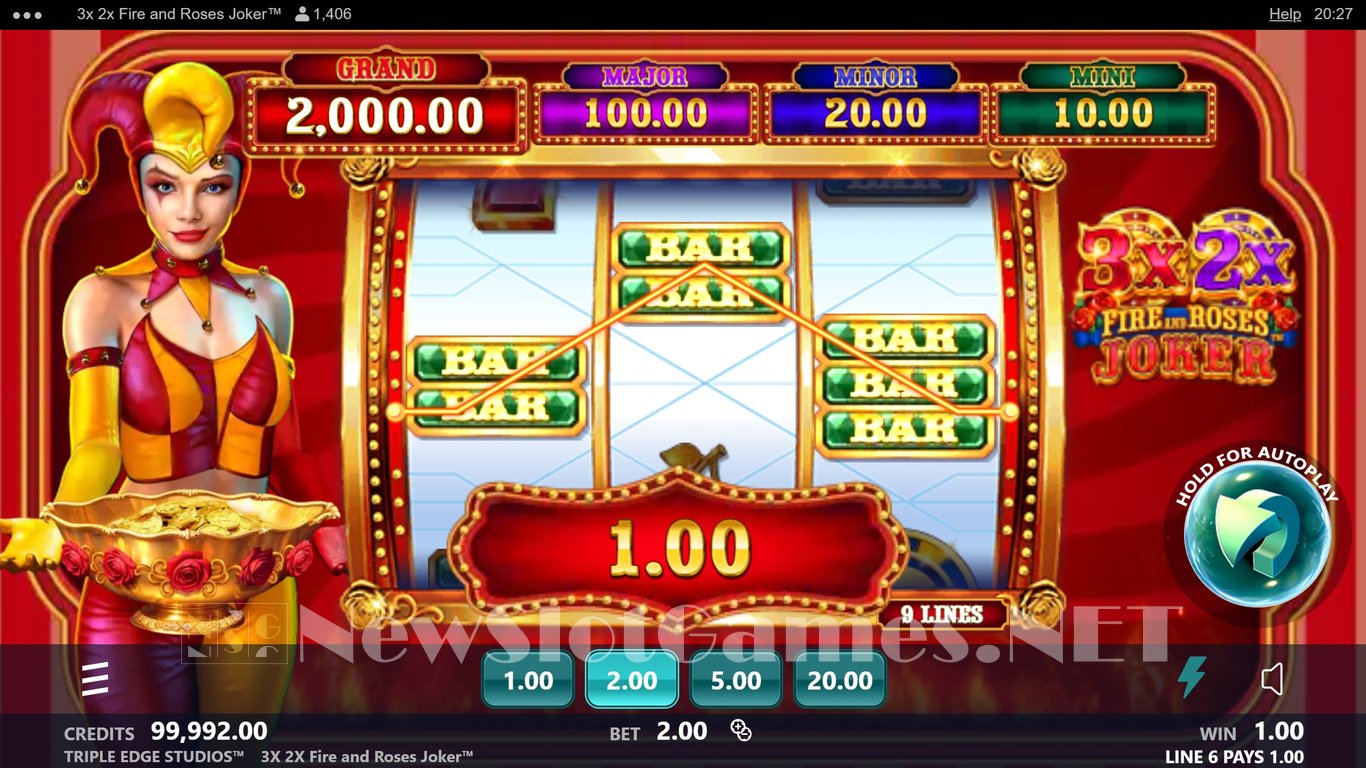 3x 2x Fire and Roses Joker Slot Slot Image in Demo - pic. 6